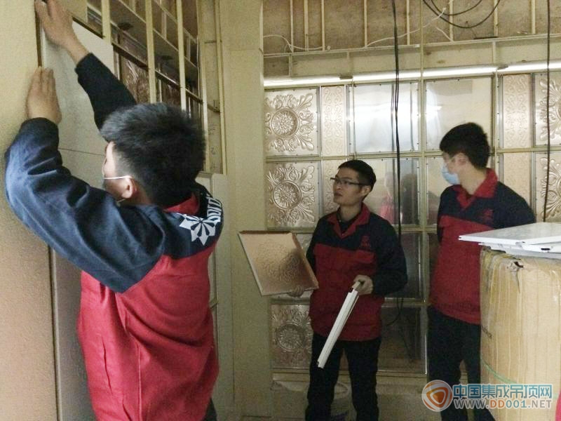 帝拓法式吊顶第二十二届北京建博会装修进行时