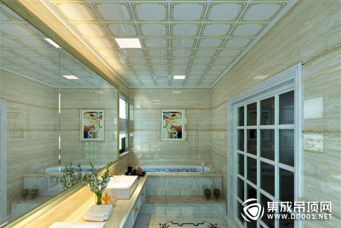 雷士照明欧式风格吊顶装修图片，欧式浴室吊顶效果图