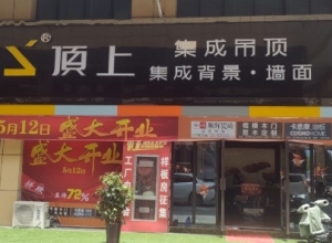 顶上集成吊顶墙面安徽蒙城县专卖店