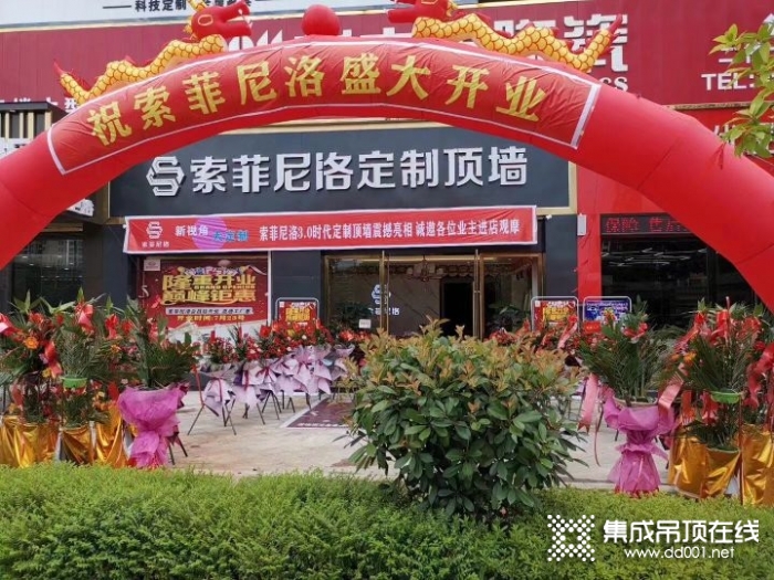 索菲尼洛复式吊顶江西会昌县专卖店