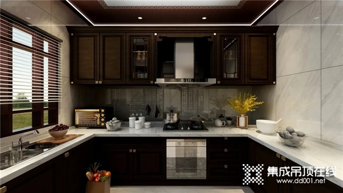 厨房装修选择奥华蒙德里安系列新造型主义定制设计，颜值爆表！