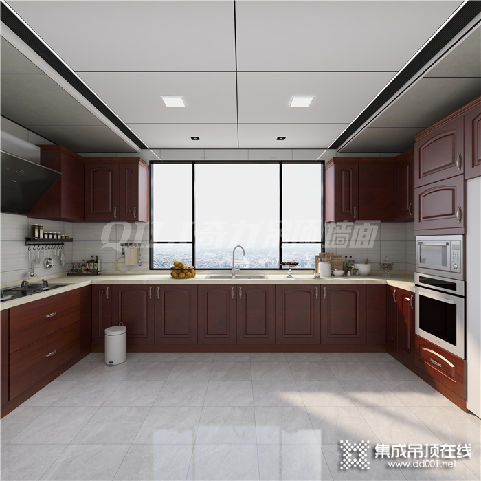 厨房吊顶选择奇力蜂窝大板，让厨房空间在视觉上“无限延展”！
