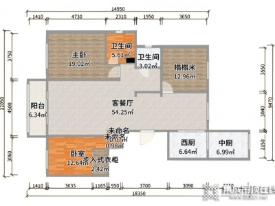 奥华顶墙：130㎡新中式家装设计案例赏析