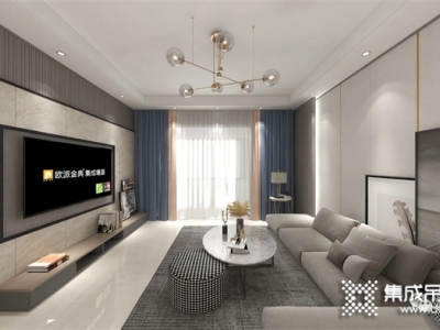 欧派金典 | 时尚简约的现代客厅设计，有颜值有气质！