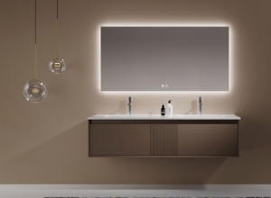 玫瑰岛卫浴新品G23塞纳系列浴室柜产品图
